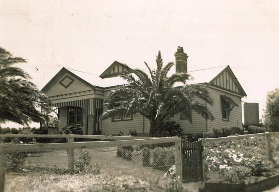 The Ahearn family home, historic photograph